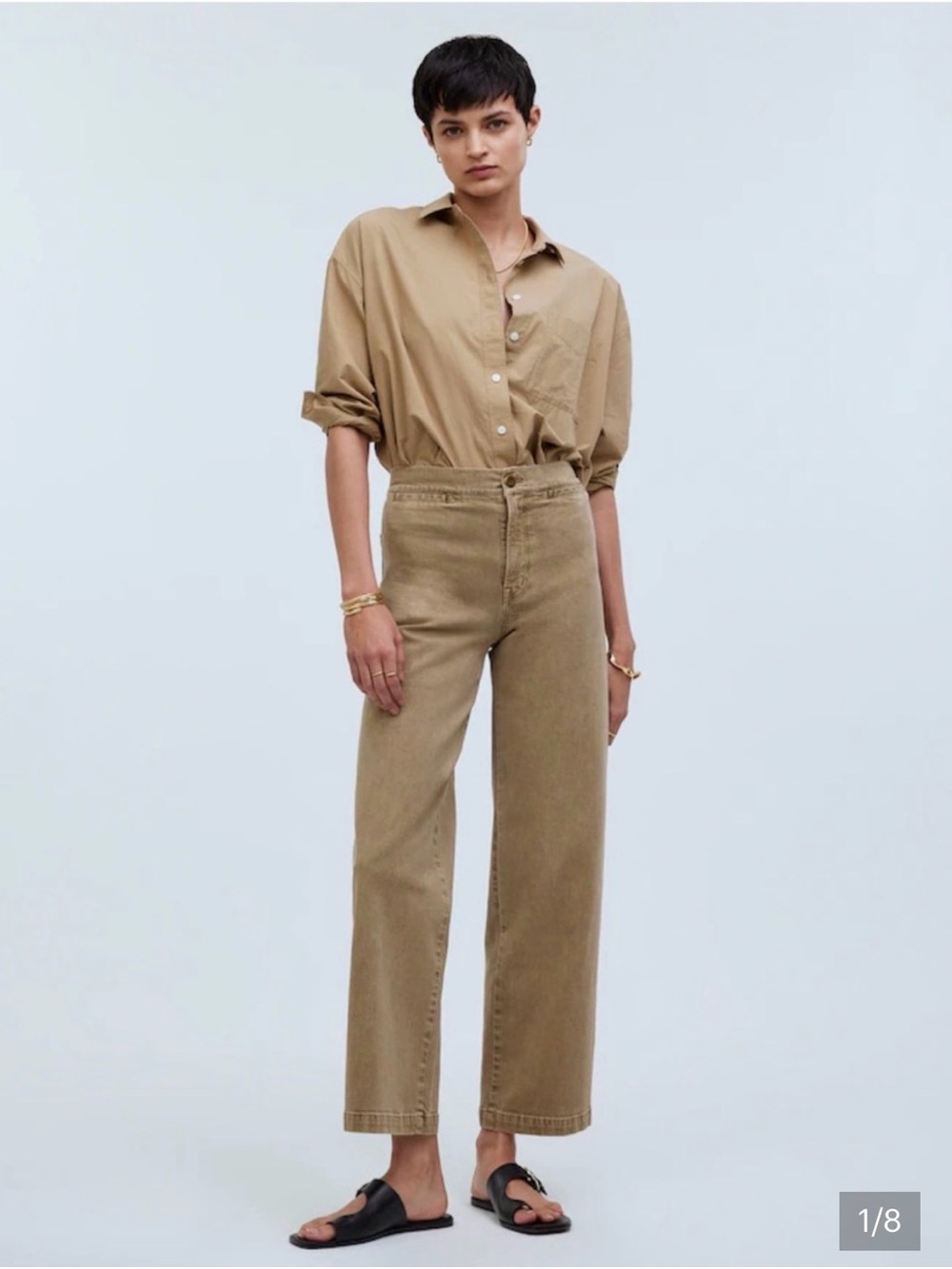 Madewell Emmett Wide Leg Crop Size 31
